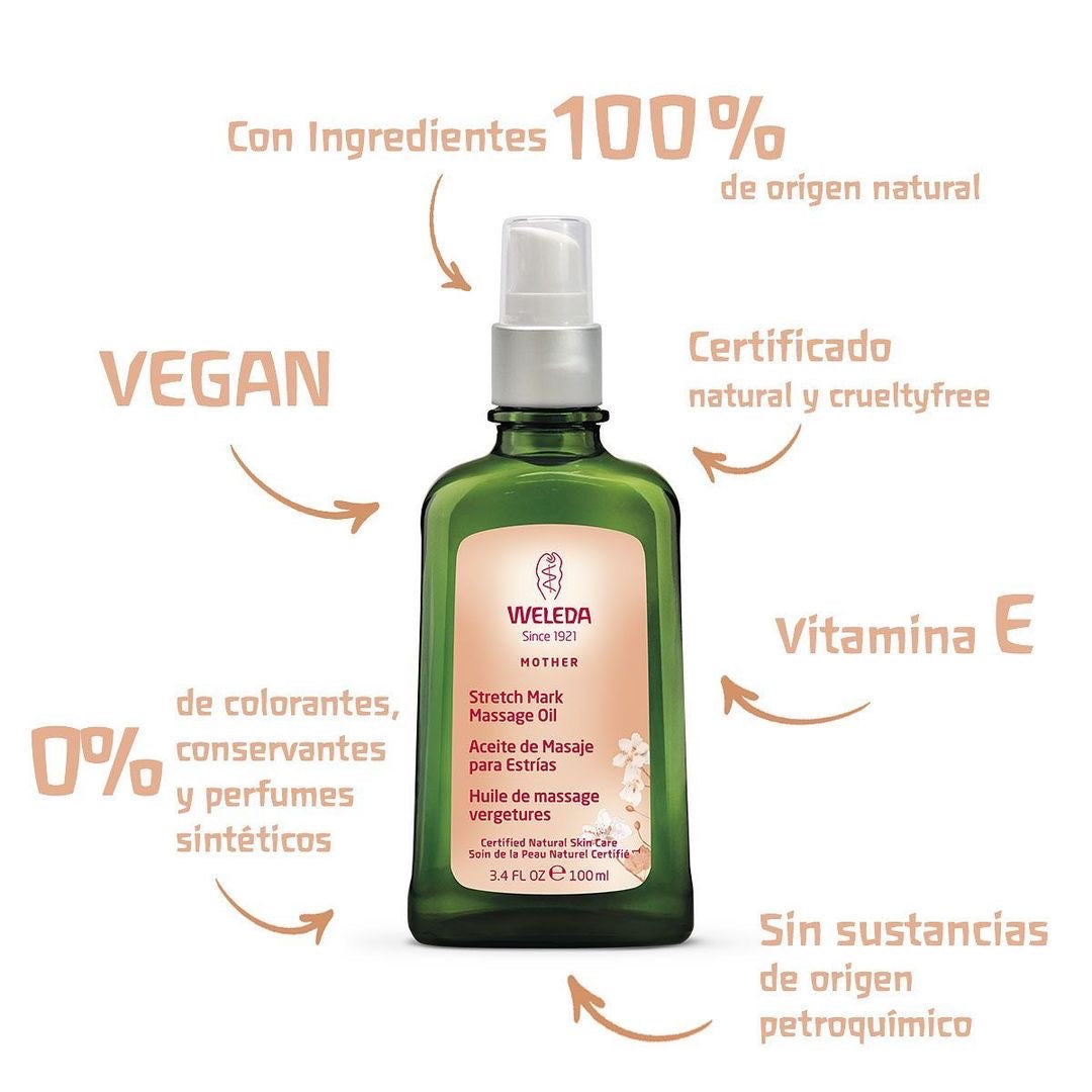 Aceite de Masaje para Estrías Weleda