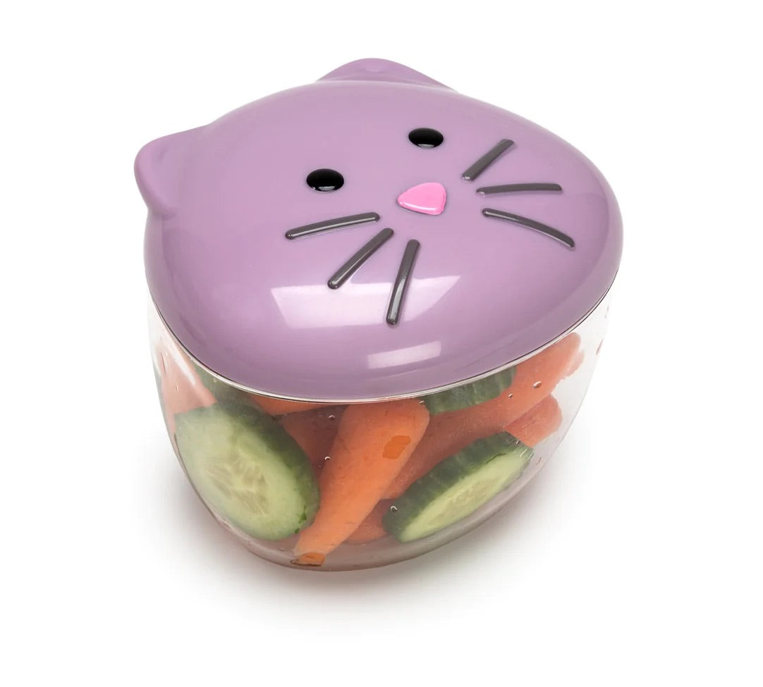 Pack 2 contenedores snack diseño Perro Gato - Melii
