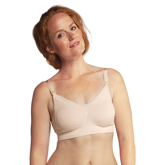 Sostén lactancia sin costura Natural - Carriwell