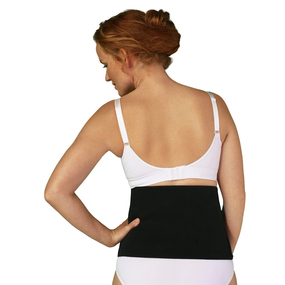Faja Postparto ajustable de algodón orgánico Negro - Carriwell