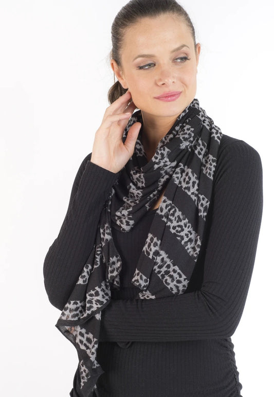 Pañuelo de lactancia Animal Negro