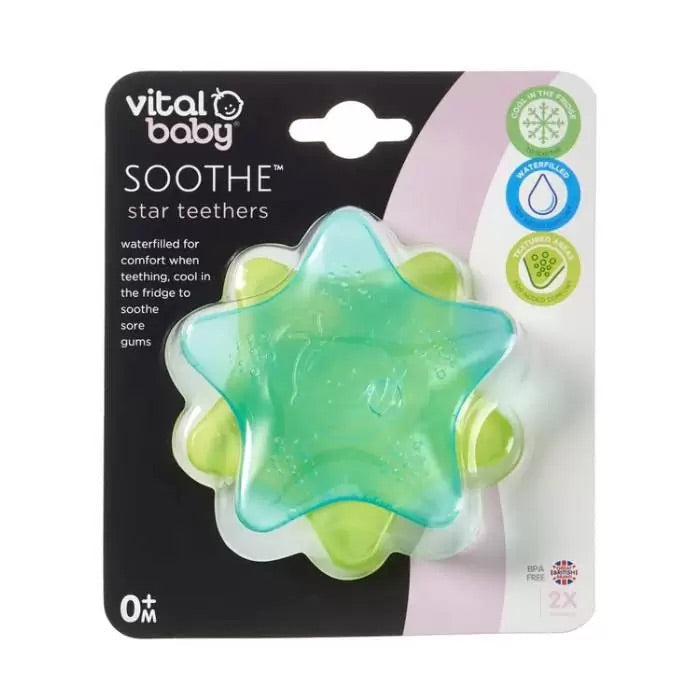 Pack de 2 mordedores de estrella - Vital Baby