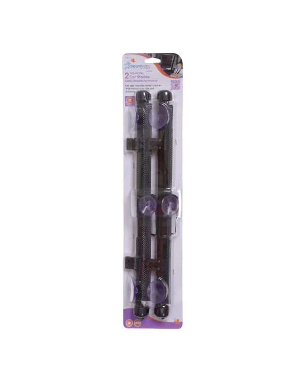 Pack de dos cortinas roller para el auto – Dreambaby