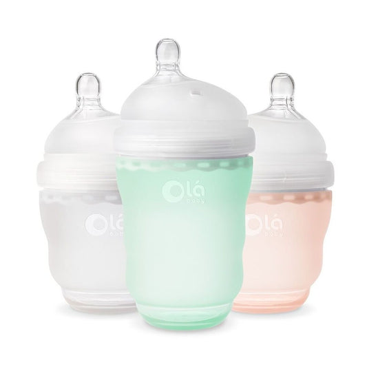 Mamadera Silicona Gentle Bottle Olababy 240 mL