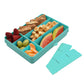 Caja contenedora para snacks celeste - Melii