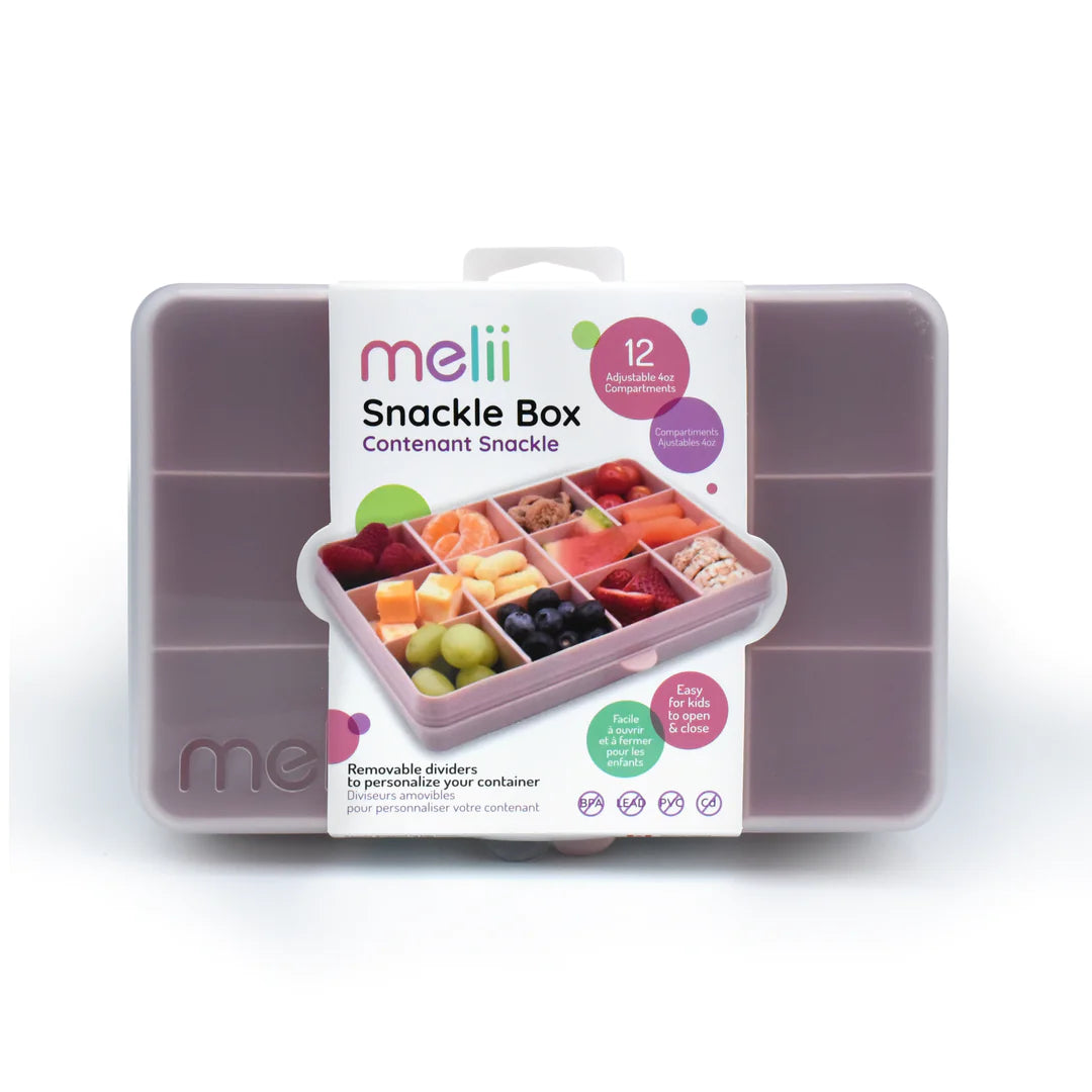 Caja contenedora para snacks rosada  - Melii