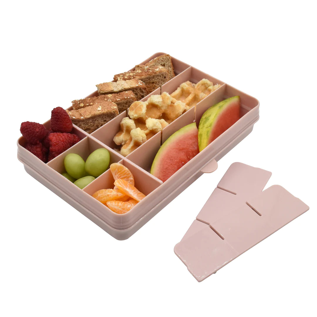 Caja contenedora para snacks rosada  - Melii