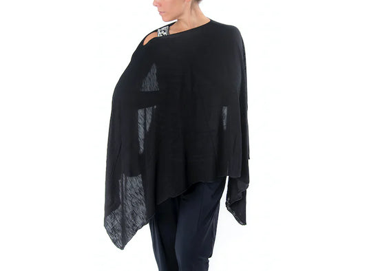 Pañuelo de lactancia negro