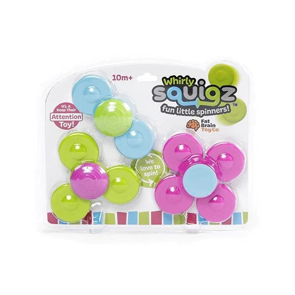 Whirly Squigz, Juego de Spinners para bebés y niños - Fat Brain Toys