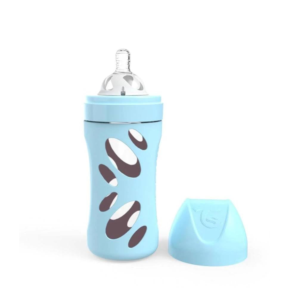 Mamadera de vidrio Anti-Cólico Twistshake 260 ml